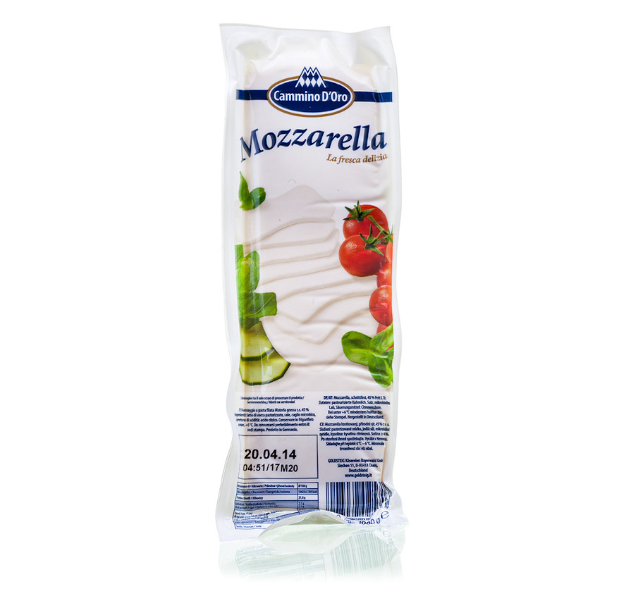 SER MOZZARELLA 1KG BLOK Cammino d'oro Fior di latte