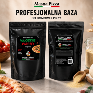 Zestaw Pizzaiolo – Mieszanka na Włoskie Ciasto 650 g + Semolina 700 g